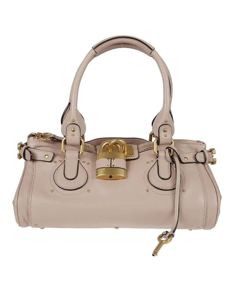 Chloé Paddington leather tote bag - Rosa Rosa