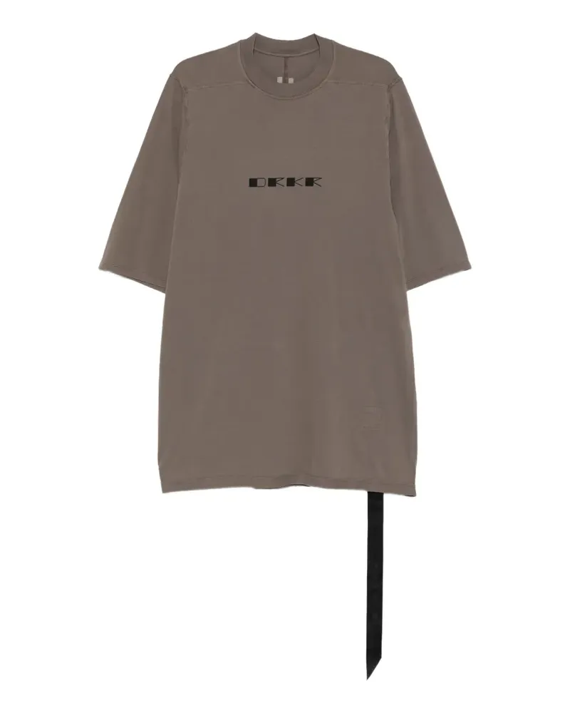DRKSHDW by Rick Owens Jumbo T-Shirt mit Logo-Print - Grau Grau