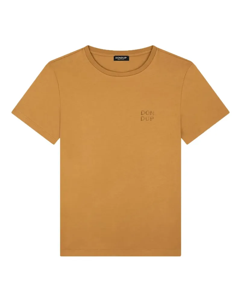 Dondup T-Shirt mit Logo-Print - Braun Braun