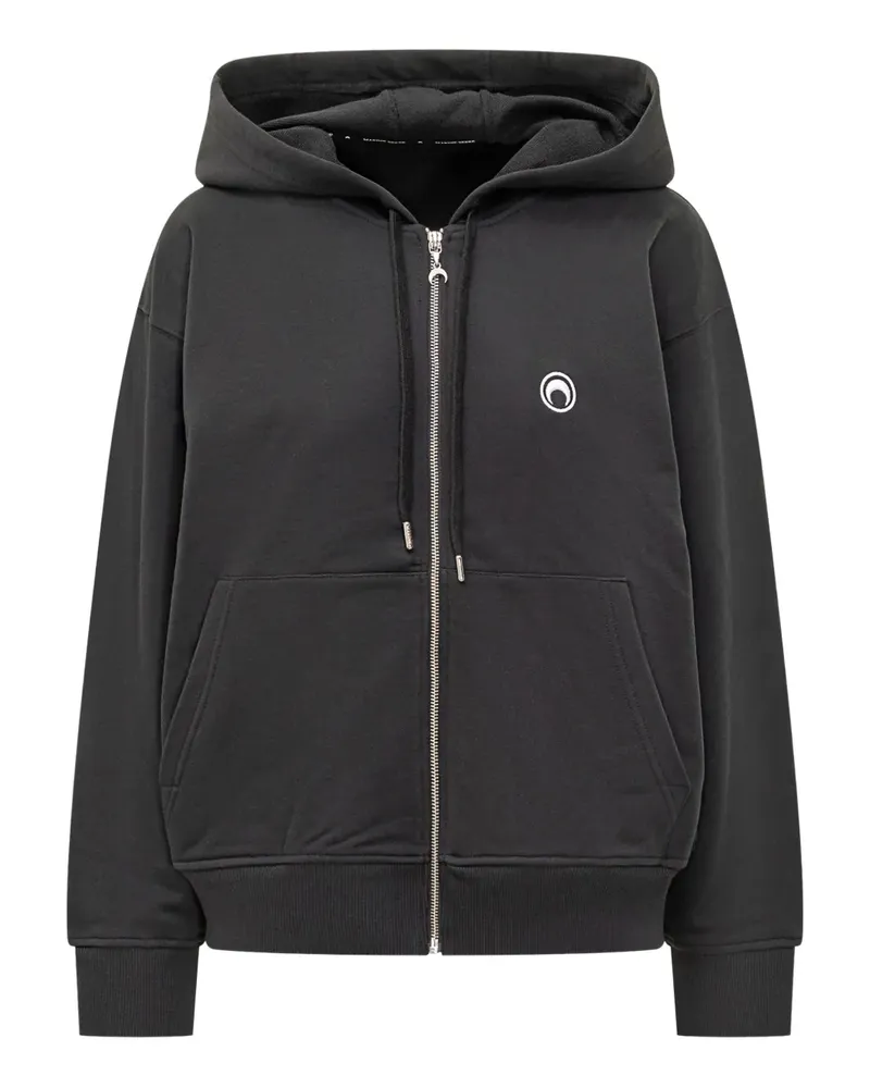 Marine Serre Moon Hoodie - Schwarz Schwarz