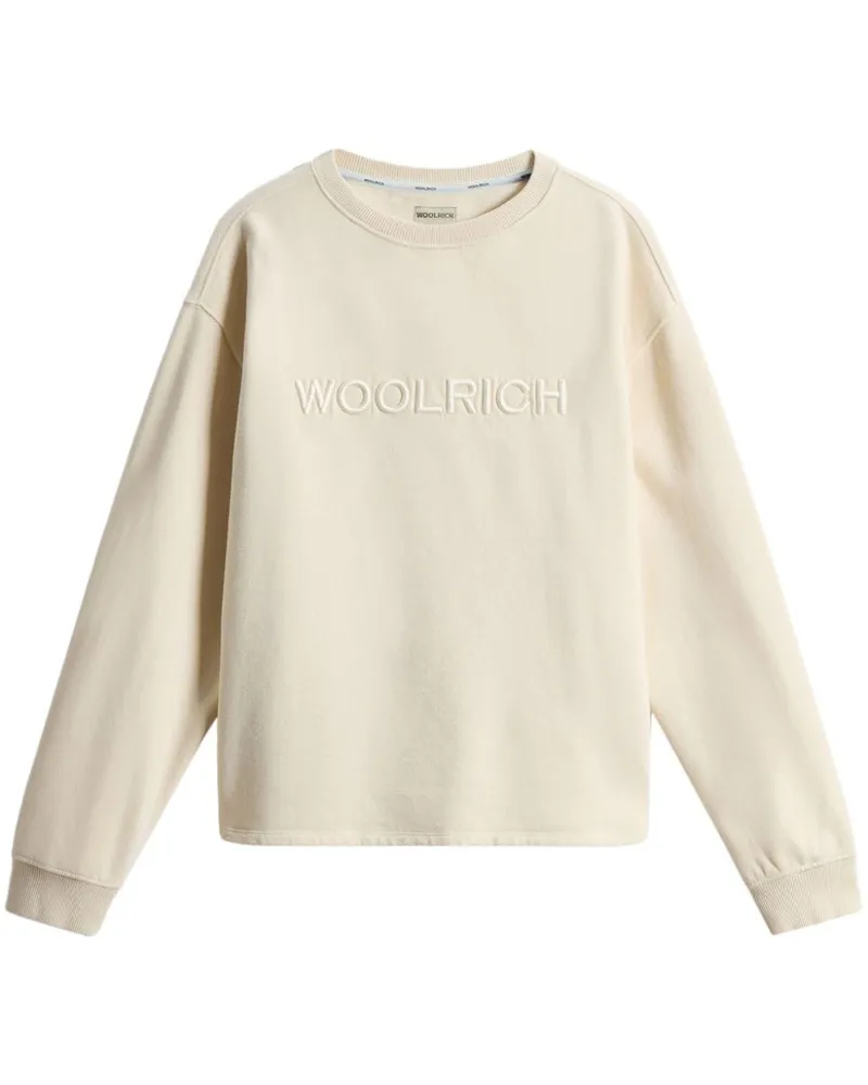 Woolrich Pullover mit Logo - Nude Nude