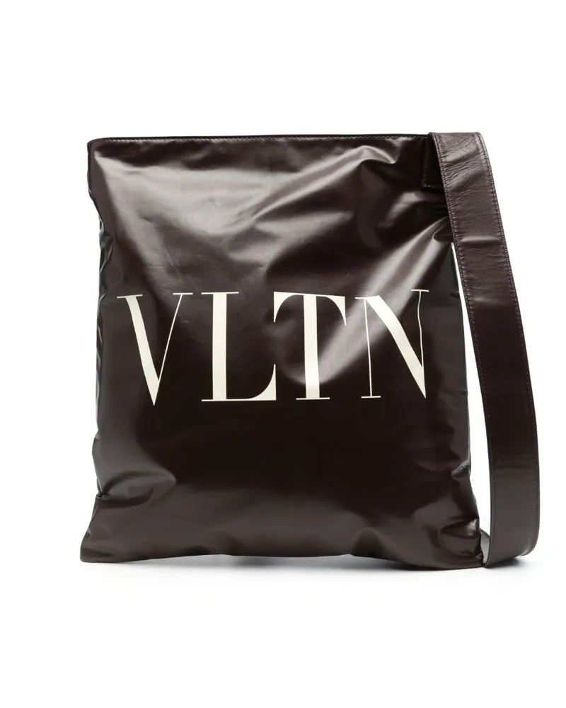 Valentino Garavani VLTN Schultertasche - Braun Braun