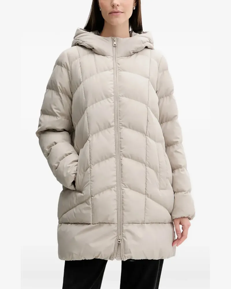 Geox zip-fastening padded coat - Nude Nude