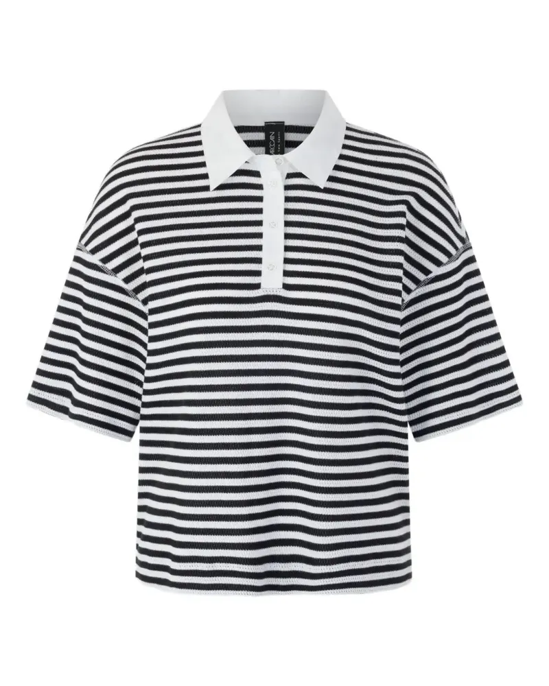 Marc Cain striped polo shirt - Blau Blau