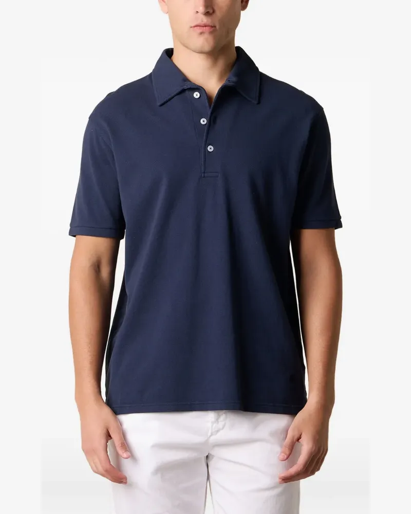 Brooks Brothers Ausgeblichenes Poloshirt - Blau Blau