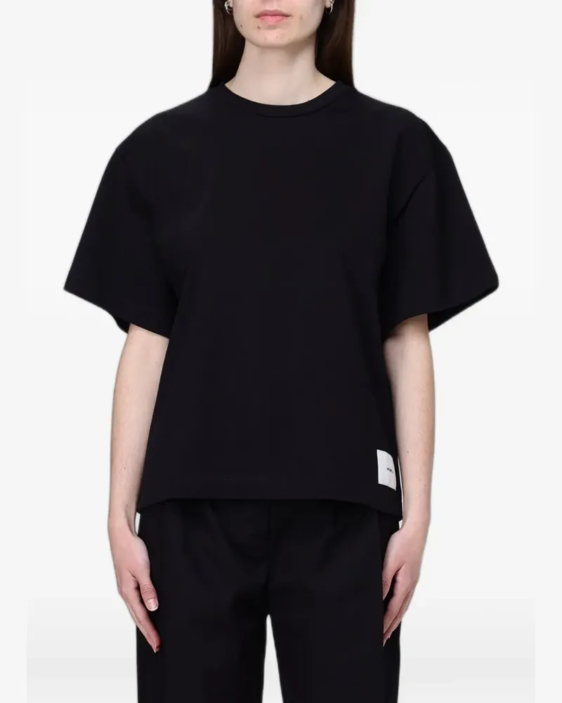 MEIMEIJ logo-patch T-shirt - Schwarz Schwarz