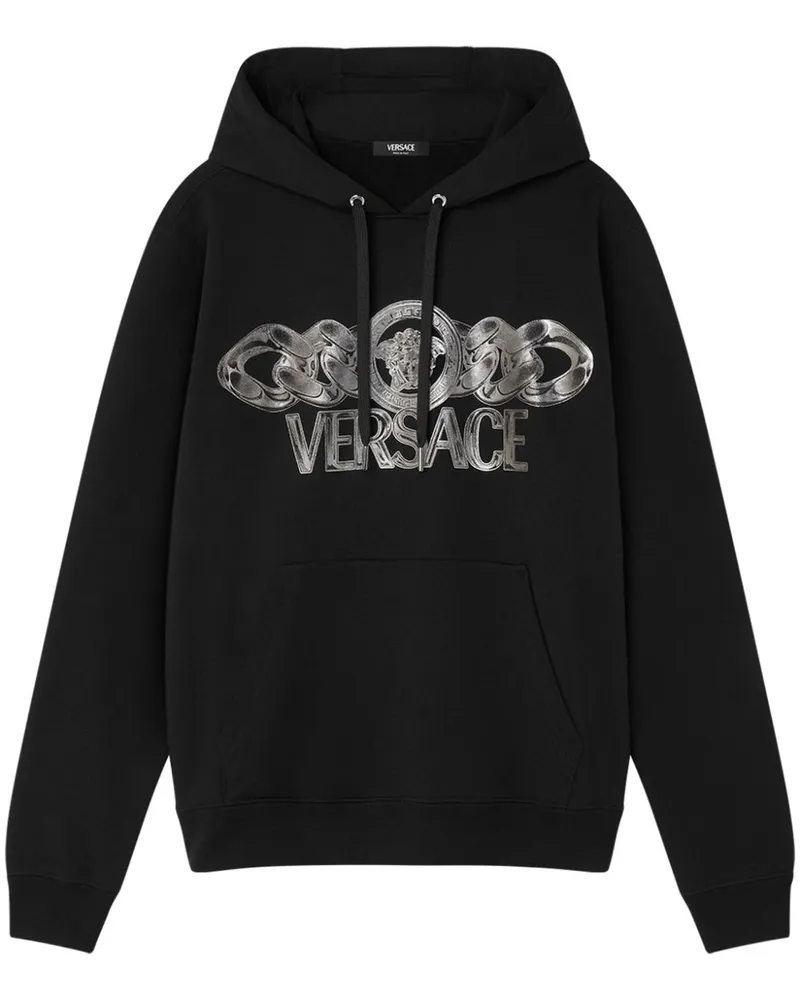 Versace Medusa On Chain Hoodie - Schwarz Schwarz