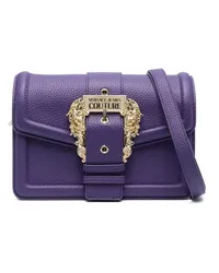 Versace Jeans Handtasche mit barocker Schnalle Violett