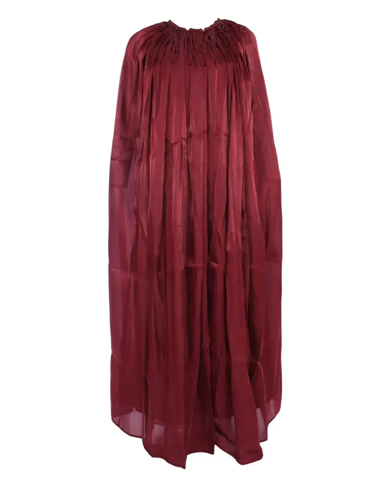 Baruni Samarah pleated maxi dress (set of two) - Rot Rot