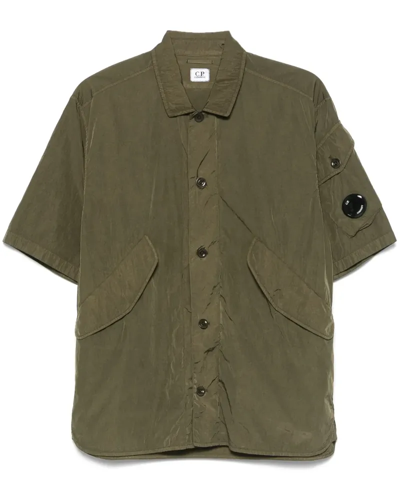 C.P. Company Hemdjacke mit Linsen-Detail - Grün Grün