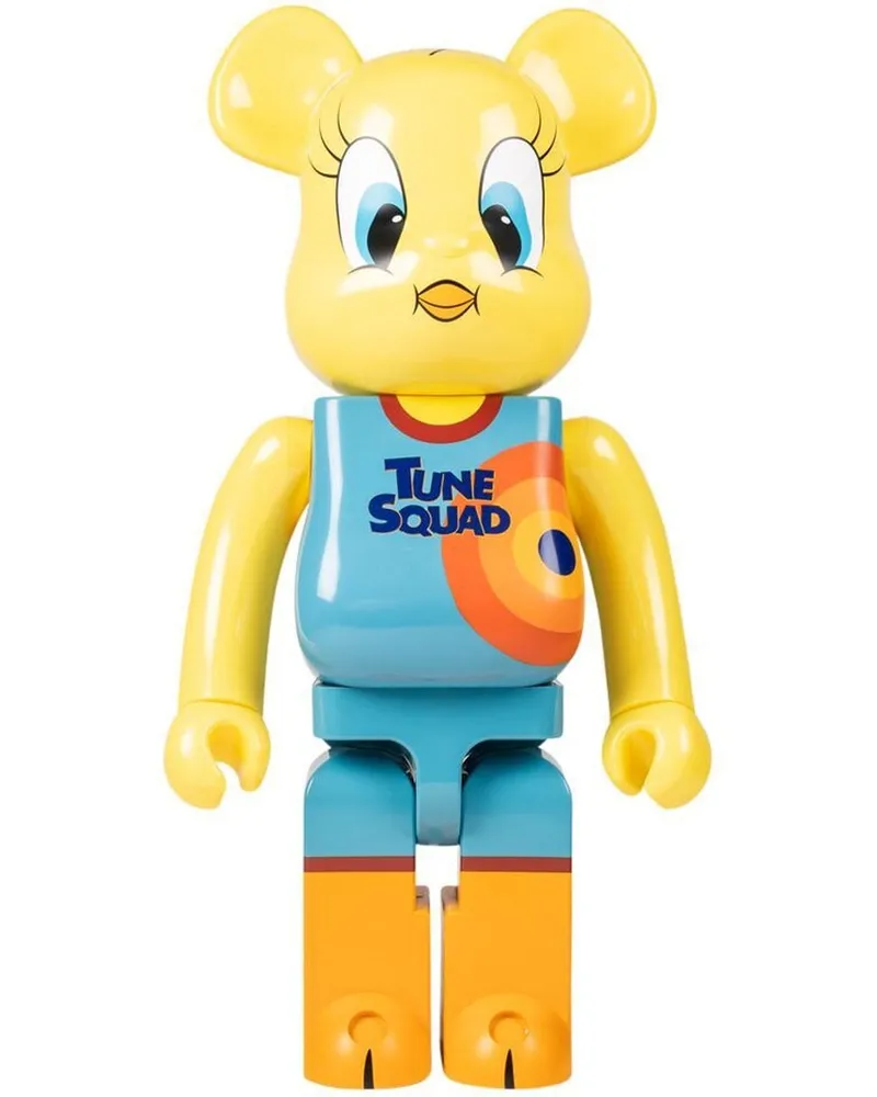 Medicom Toy x Space Jam A New Legacy Tweety BE@RBRICK Figur Gelb