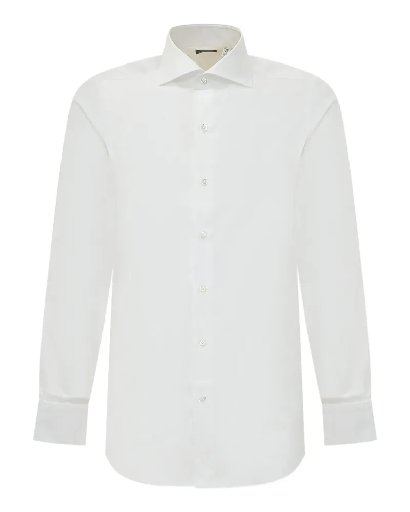 Finamore 1925 long-sleeves shirt - Weiß Weiß
