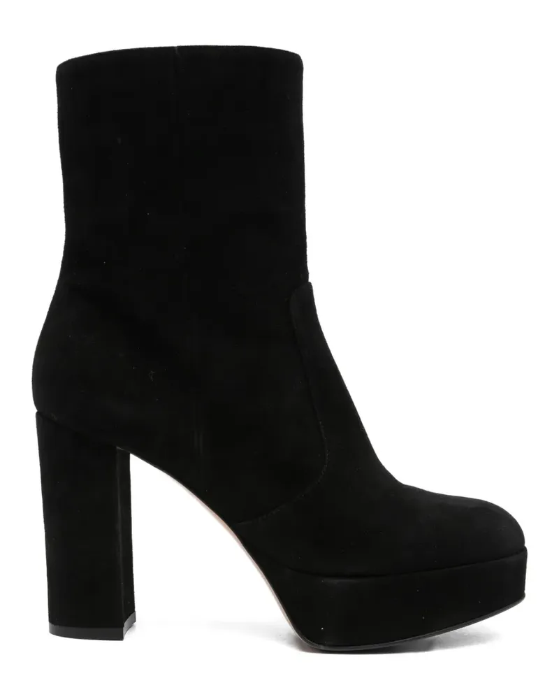 Gianvito Rossi Stiefel mit Plateausohle - Schwarz Schwarz