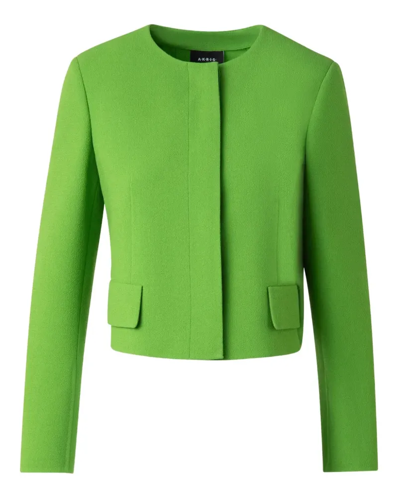 Akris Jacke aus Wolle - Grün Grün