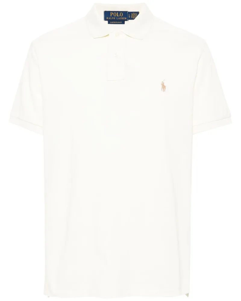 Ralph Lauren Poloshirt mit Polo Pony - Nude Nude