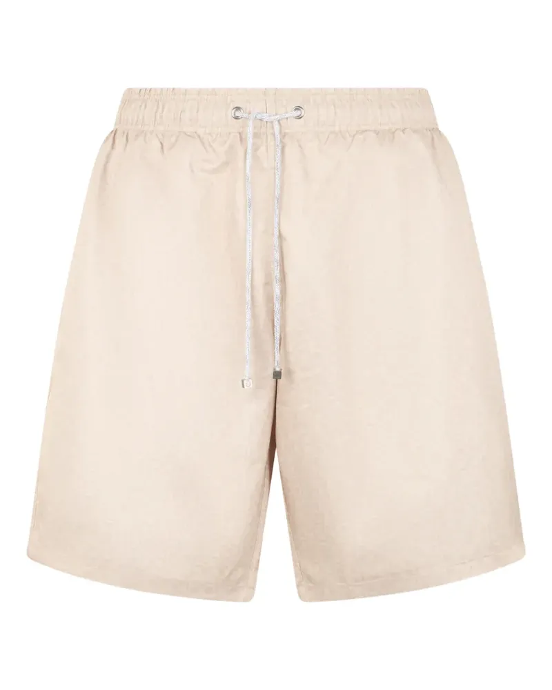 Billionaire printed drawstring swim shorts - Nude Nude