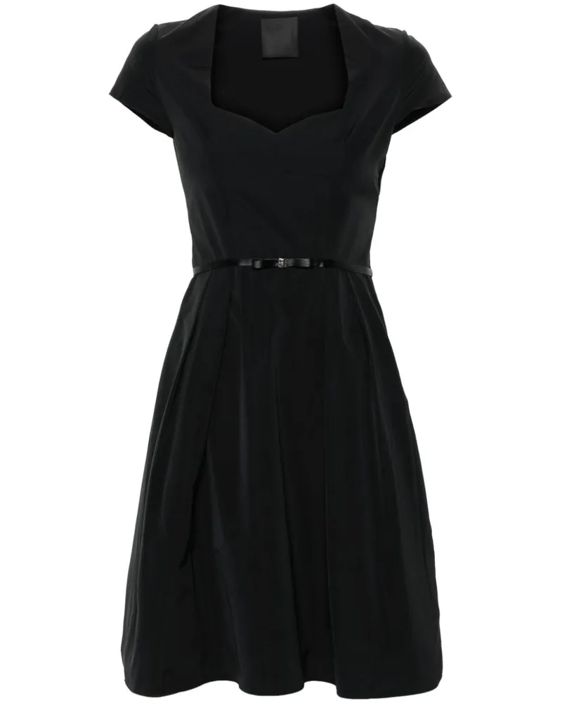 Givenchy Taft-Minikleid mit 4G-Schleife Schwarz