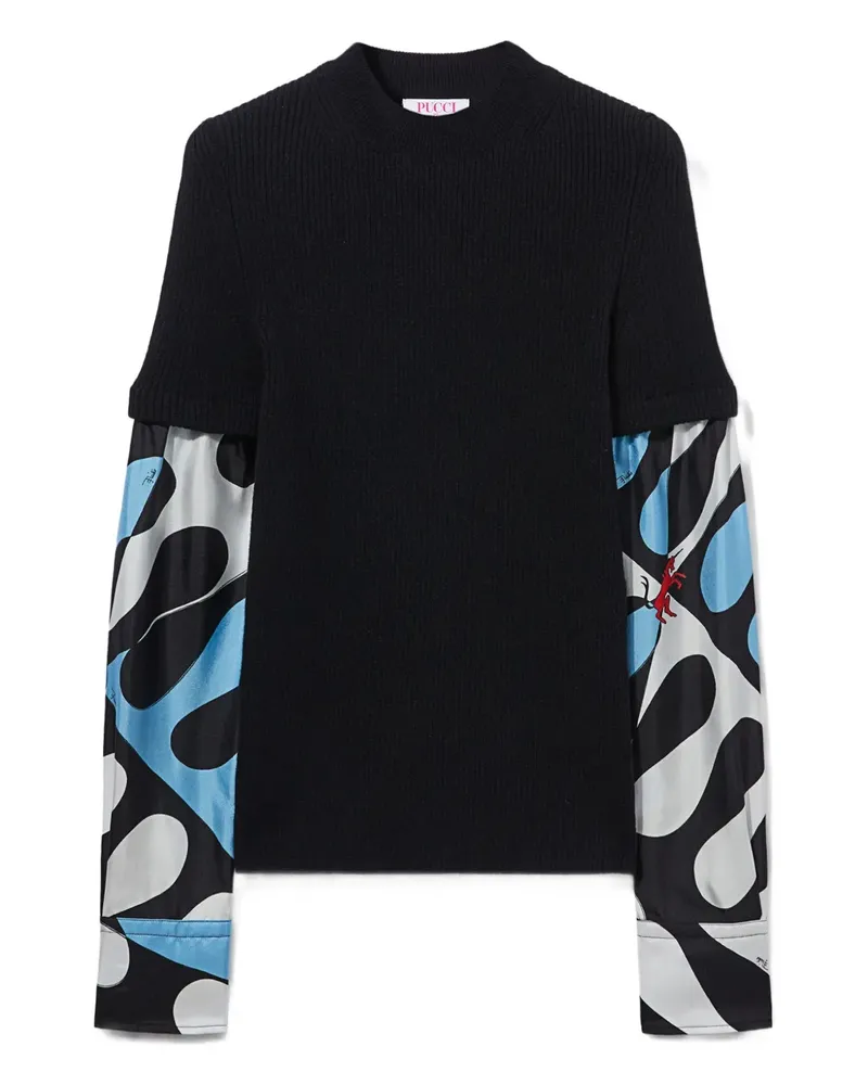 Emilio Pucci leocorno-print sweater - Schwarz Schwarz