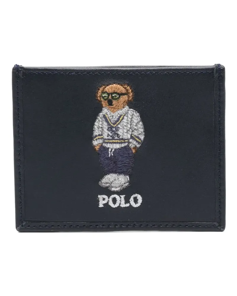 Ralph Lauren Kartenetui mit Polo Bear - Blau Blau
