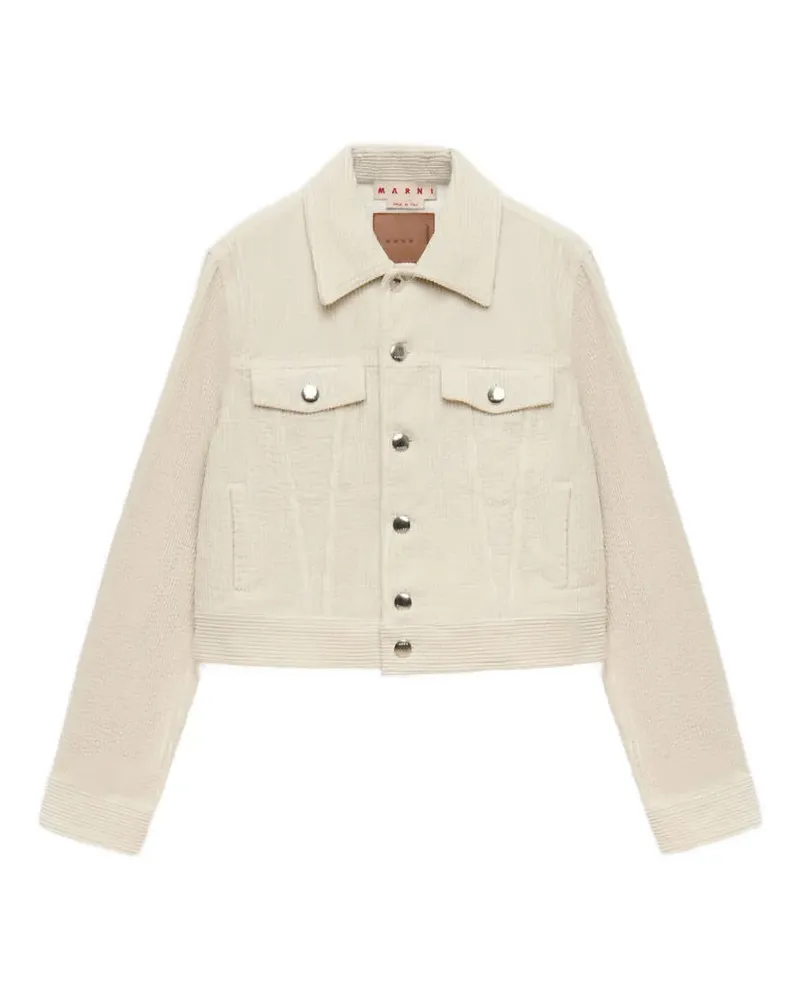 Marni Cordjacke mit Knopfleiste - Nude Nude