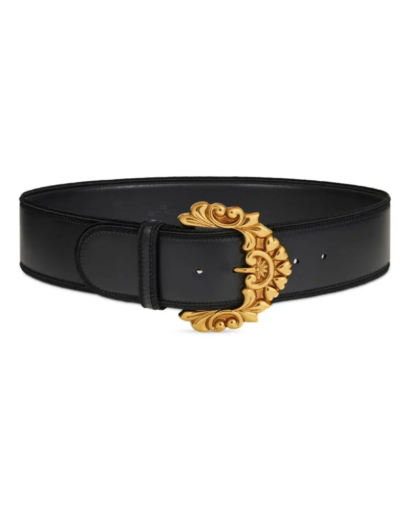 Etro Gürtel aus Leder - Schwarz Schwarz
