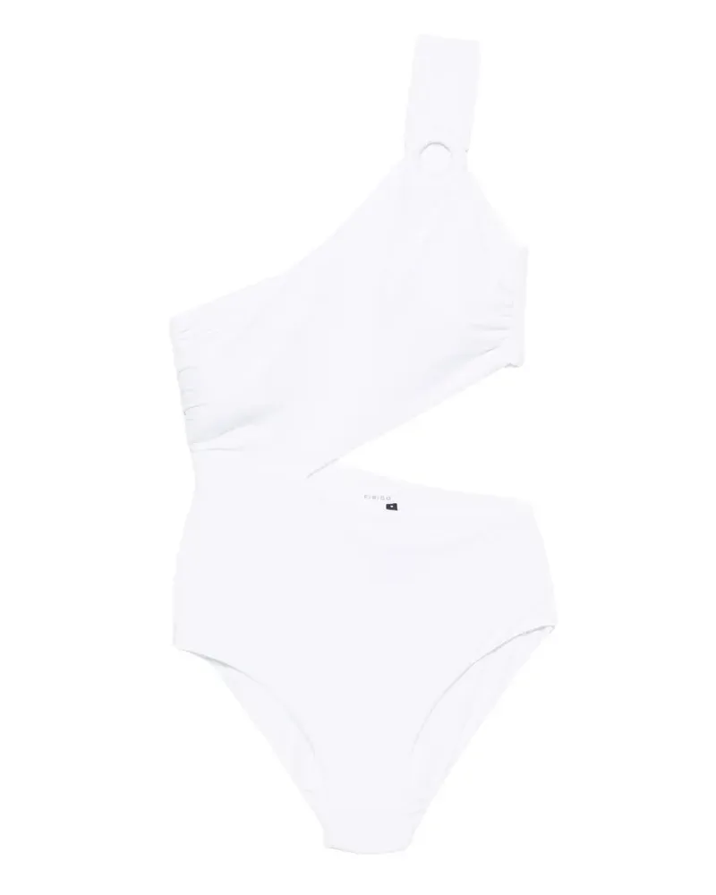 FISICO-Cristina Ferrari one-shoulder cut-out swimsuit - Weiß Weiß