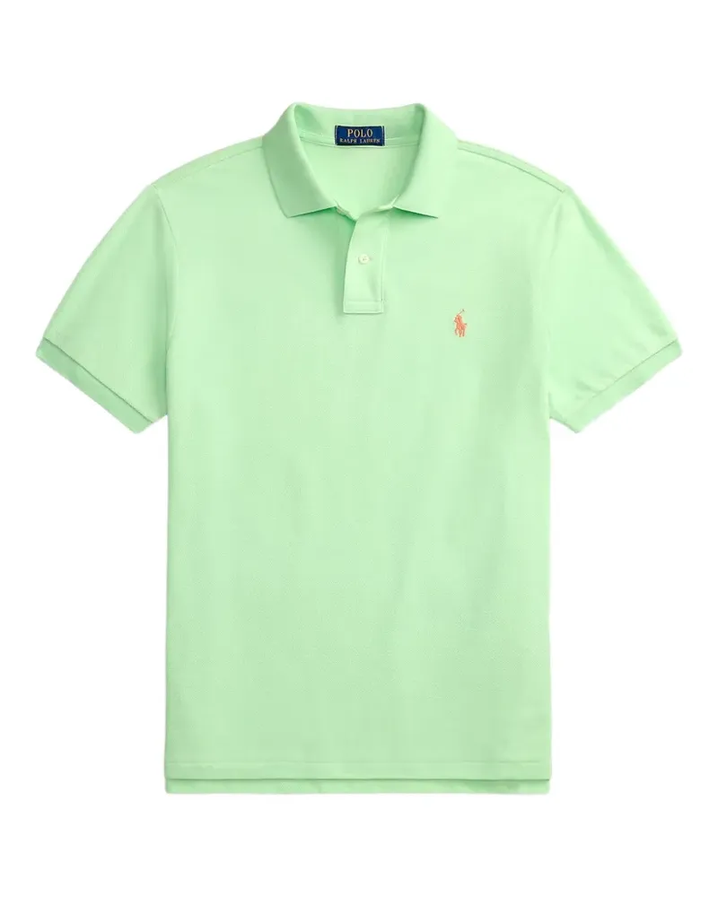 Ralph Lauren embroidered-logo piqué polo shirt - Grün Grün