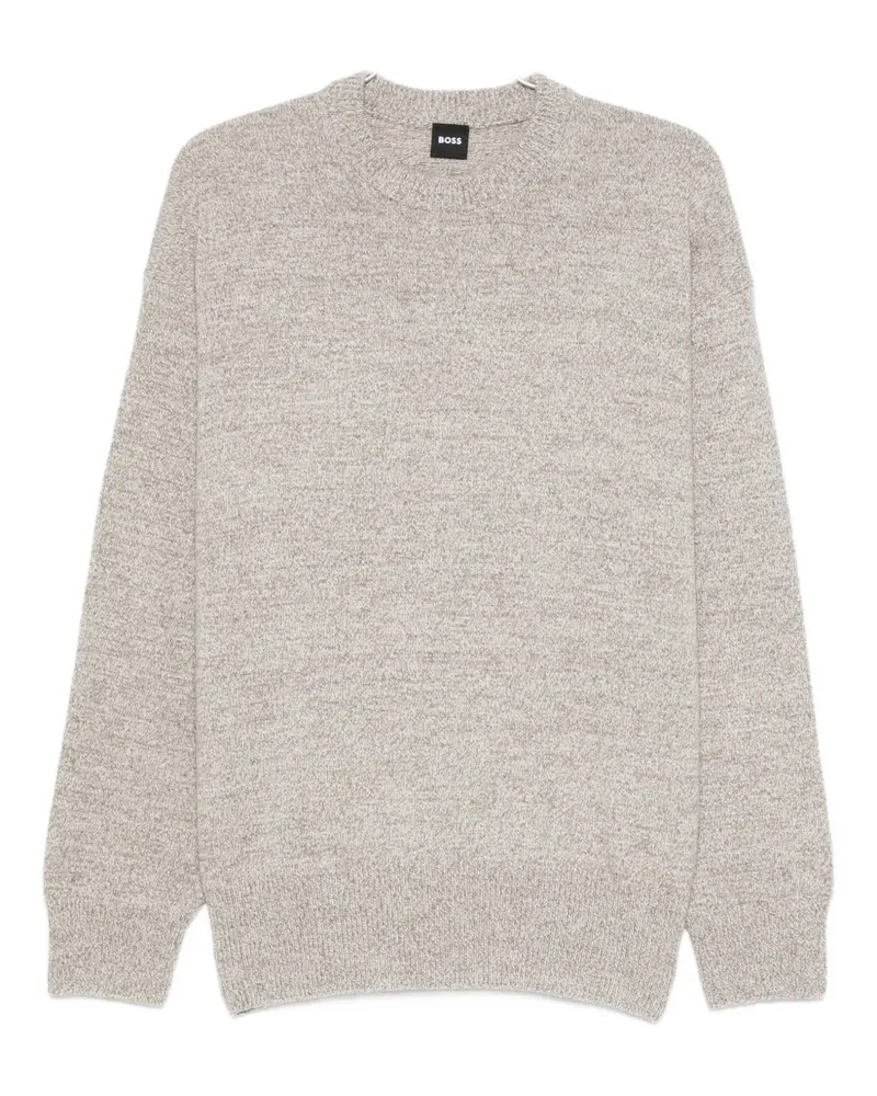 HUGO BOSS speckled wool sweater - Nude Nude