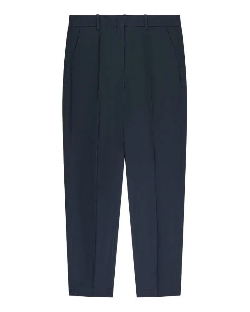 Slowear regular-fit poplin trousers - Blau Blau