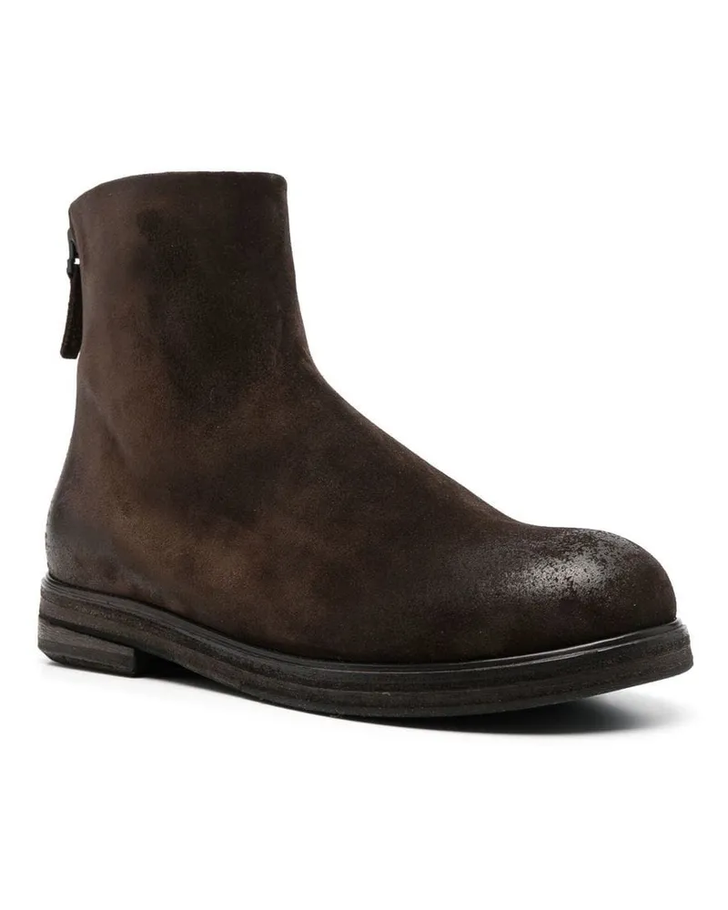 Marsèll Stiefeletten mit Reißverschluss - Braun Braun