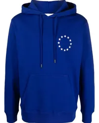 Études Studio Hoodie aus Bio-Baumwolle Blau