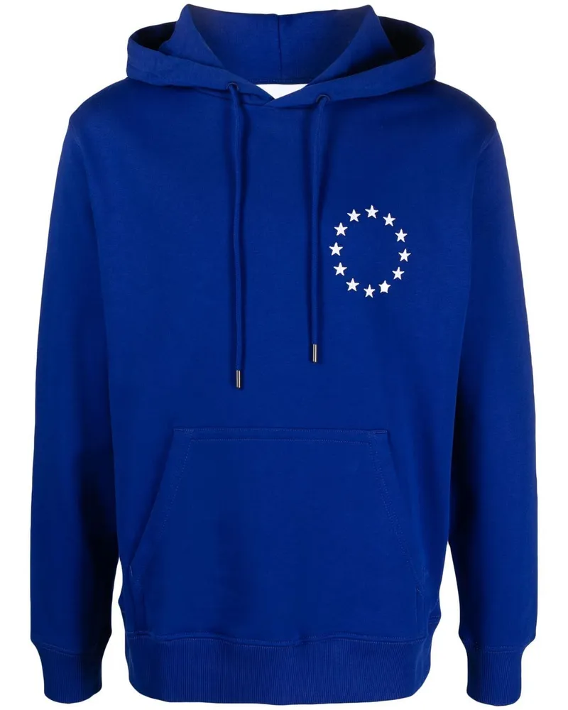 Études Studio Hoodie aus Bio-Baumwolle Blau