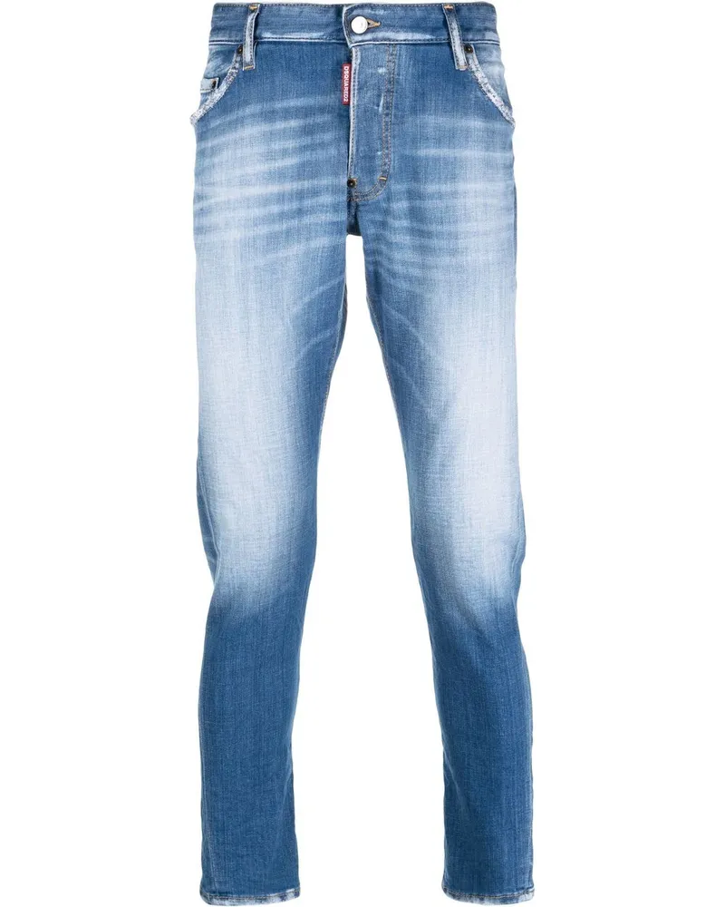 Dsquared2 Klassische Straight-Leg-Jeans - Blau Blau
