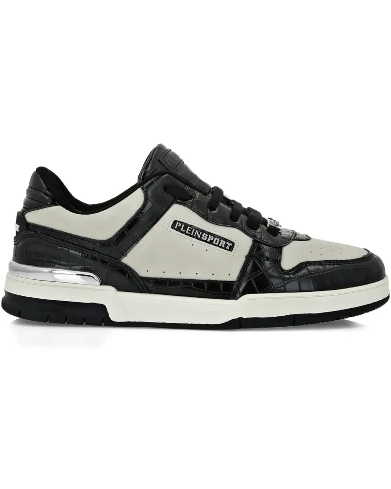 Philipp Plein Sneakers mit Kroko-Effekt - Schwarz Schwarz
