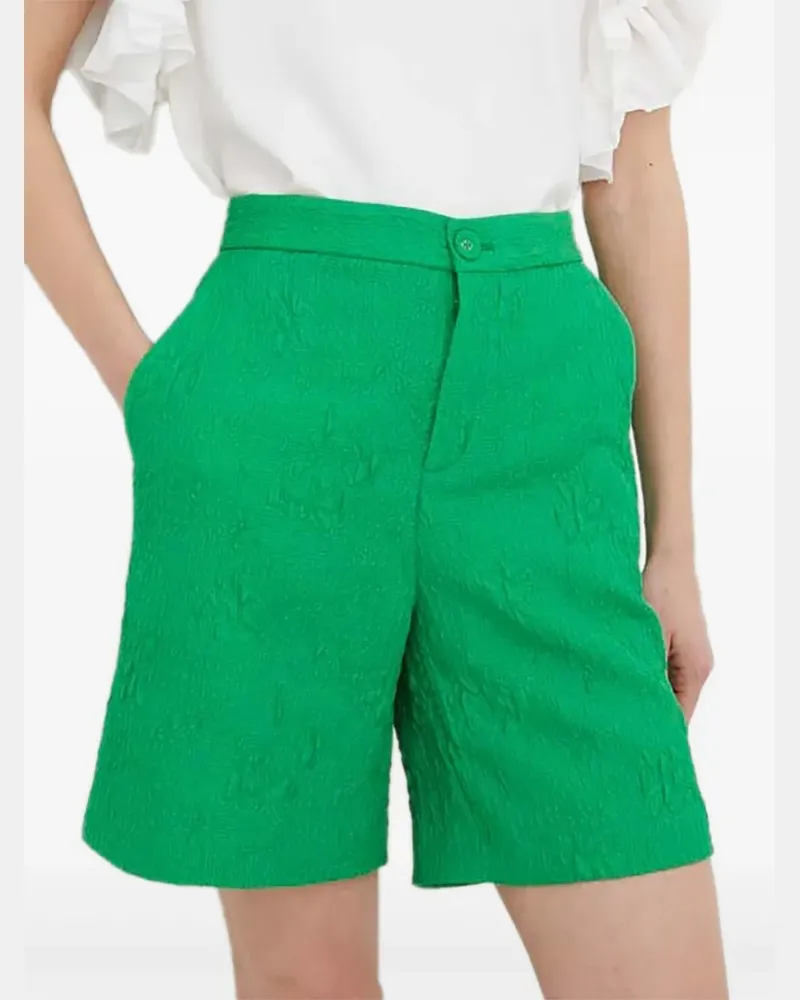 Custommade Shorts mit hohem Bund - Grün Grün