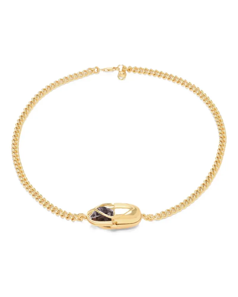 CAPSULE ELEVEN Capsule Choker mit Kristallen - Gold Gold