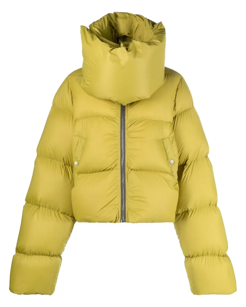 Rick Owens Daunenjacke mit Stehkragen - Grün Grün