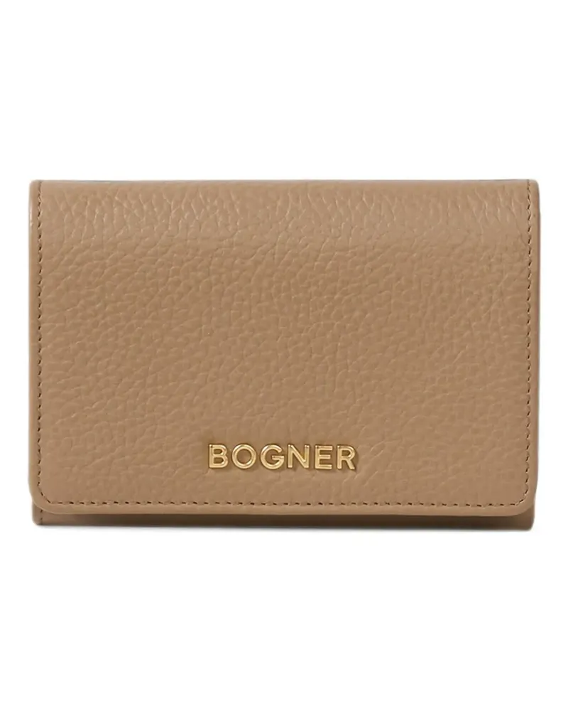 Bogner Wallis Nena Portemonnaie aus gekörntem Leder - Braun Braun