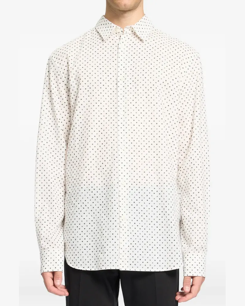 Ann Demeulemeester Hemd mit Polka Dots - Nude Nude