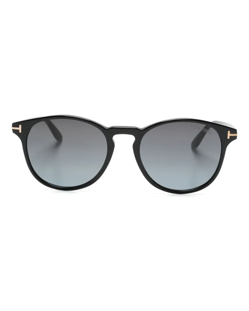Tom Ford Lewis Sonnenbrille mit geometrischem Gestell - Schwarz Schwarz