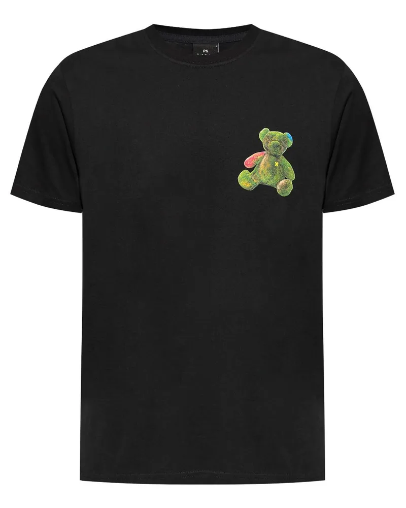 Paul Smith T-Shirt mit Teddy-Print Schwarz