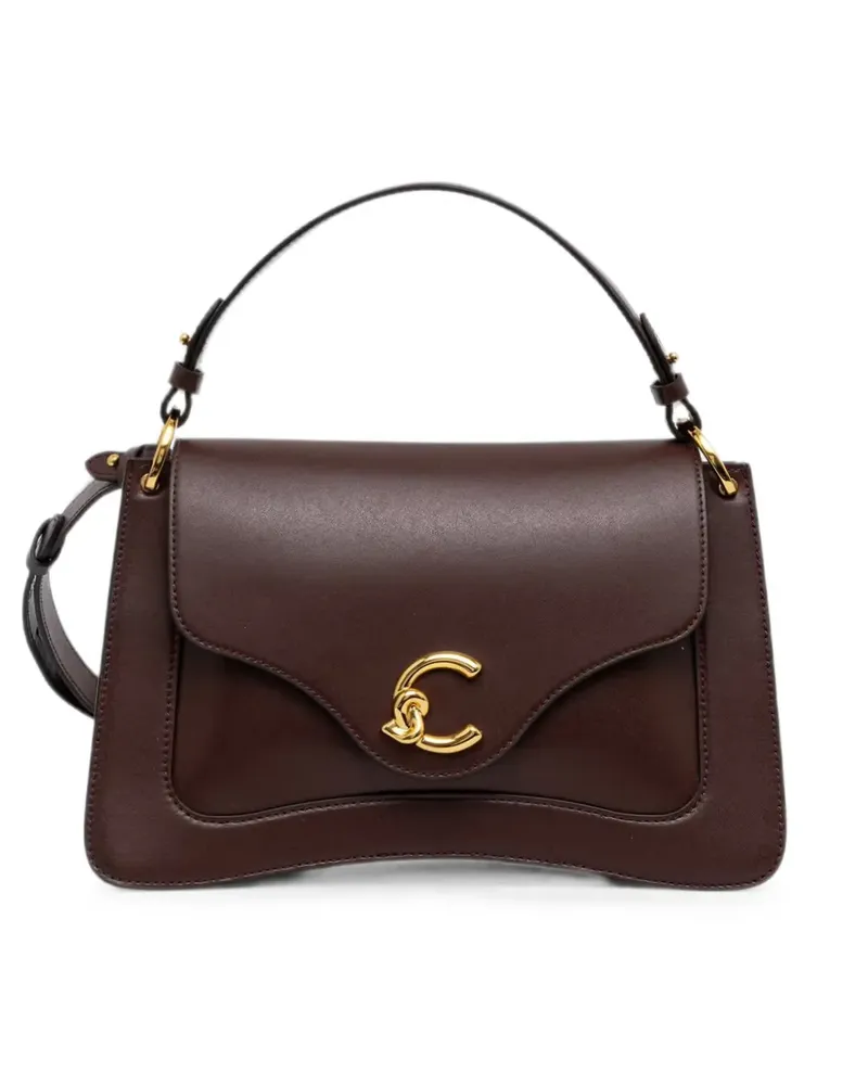 Coccinelle Shopper mit Logo-Schild - Rot Rot