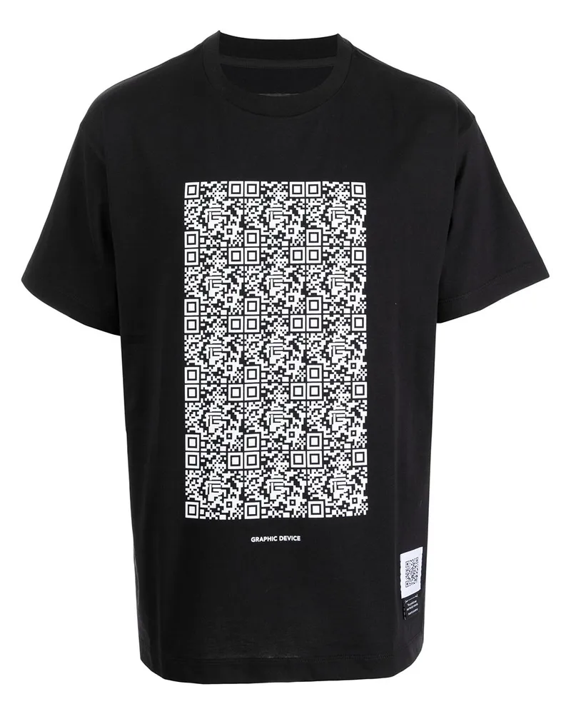 Fumito Ganryu T-Shirt mit grafischem Print Schwarz