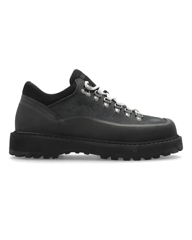 Diemme Cornaro Gomma lace-up leather sneakers - Schwarz Schwarz
