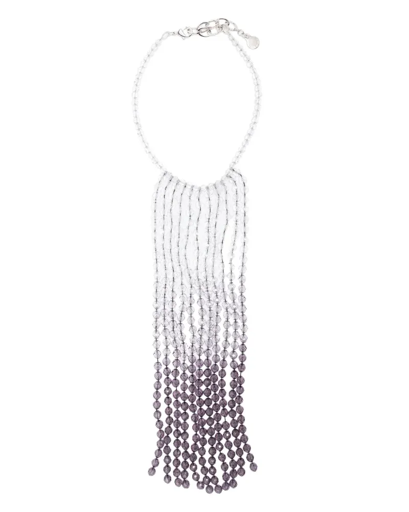 Emporio Armani Halskette mit Farbverlauf-Effekt - Weiß Weiß