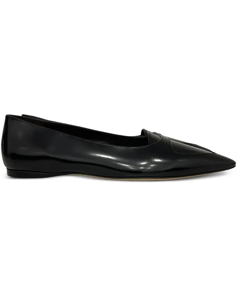 The Row Viv Ballerinas im Layering-Look - Schwarz Schwarz