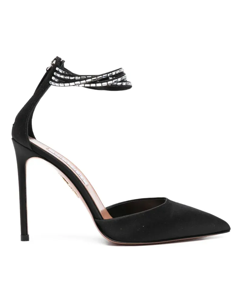 Aquazzura Pumps mit Perlen - Schwarz Schwarz