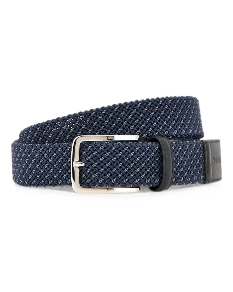 Hogan Gewebter Gürtel - Blau Blau