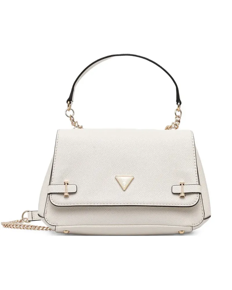 Guess Rosalba Umhängetasche mit Kettenriemen - Weiß Weiß