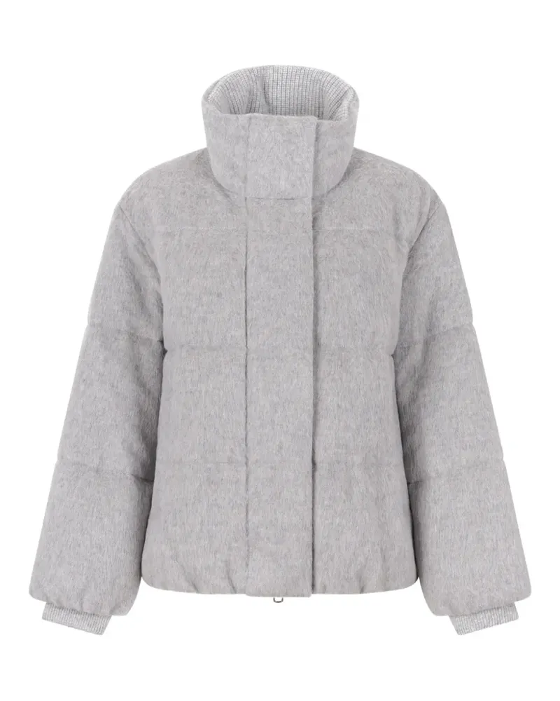 DUNO Diana C quilted high-neck jacket - Grau Grau